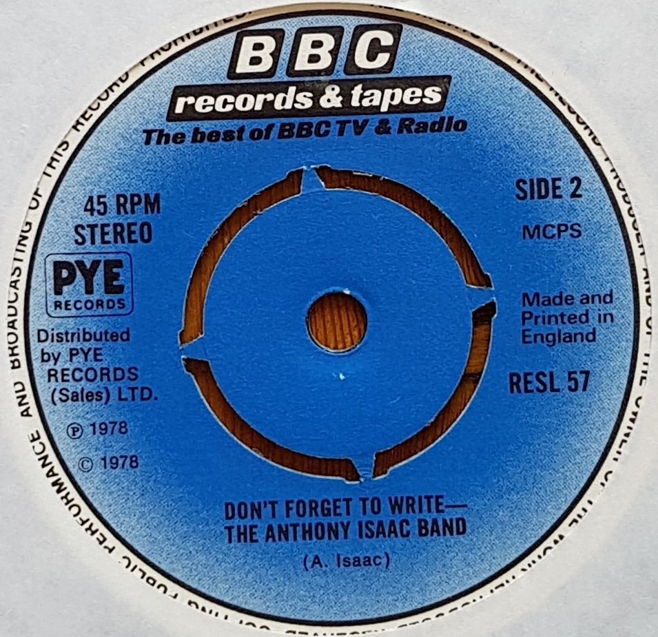 RESL 57 Sexton Blake Anthony Isaac from the BBC records and Tapes library Label